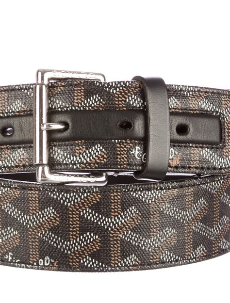 goyard belt black|goyard belts for men.